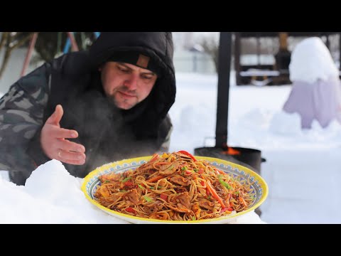 Видео: ЛАПША ВОК ПО-РУССКИ В КАЗАНЕ