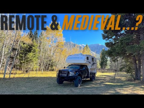 Видео: Голландская печь готовит еду на огне в холодный и ветреный осенний день | Кемпинг для грузовиков ...