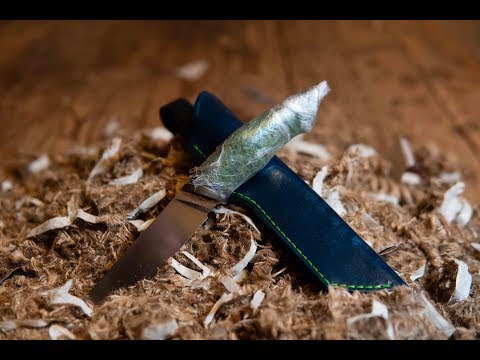 Видео: s90v от KnifeWood рез каната (14мм в 4 раза)
