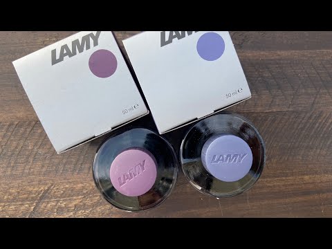 Видео: Чернила для перьевой ручки Lamy 2024 Special Edition: Lamy Cliff и Lamy Violet Blackberry