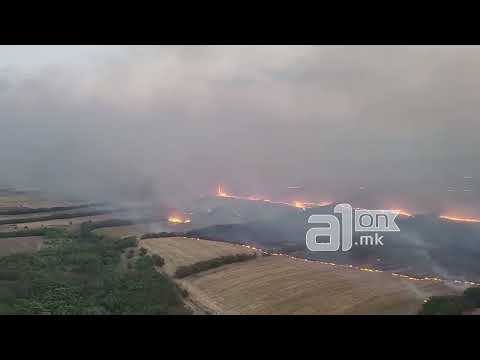 Видео: Пожари во три села во Свети Николе