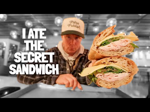 Видео: Я поехал на автобусе, чтобы съесть «Секретный сэндвич» в фуд-корте 🤫🐖