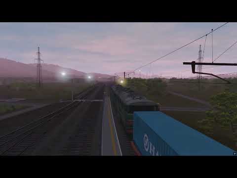 Видео: TRS19_22, Восточный_Порт - Мыс_Астафьева(вечер)