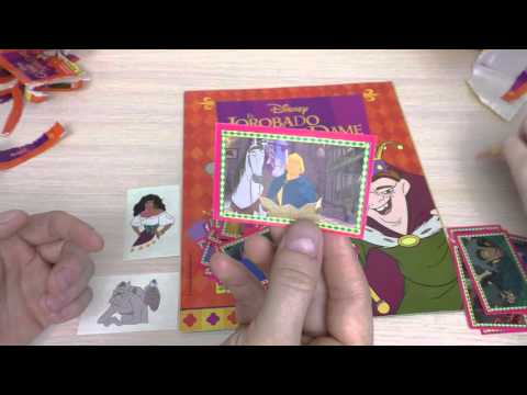 Видео: Горбун из Нотр-Дам. Собираем коллекцию наклеек, часть 1