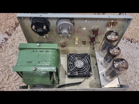 Видео: Коллега КТ-801, делает УМ на лампе 6П45С