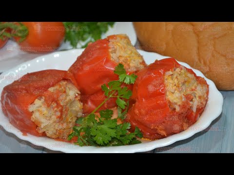 Видео: Фаршированные перцы в мультиварке