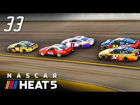 Видео: ПОЛНОСТЬЮ КОНТРОЛИРУЮ СИТУАЦИЮ - NASCAR Heat 5 #33