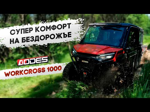 Видео: AODES Workcross 1000 cc-6 HVAC. Высокий КОМФОРТ в СЛОЖНЫХ условиях. Обзор ОГРОМНОГО мотовездехода.