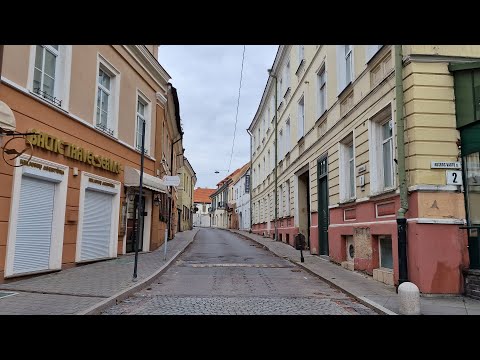 Видео: Прогулка по ул Субочаус  Вильнюс