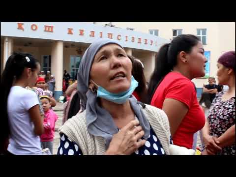 Видео: Благотворительная помощь Мактааральскому району от Сарысуского района города Жанатас