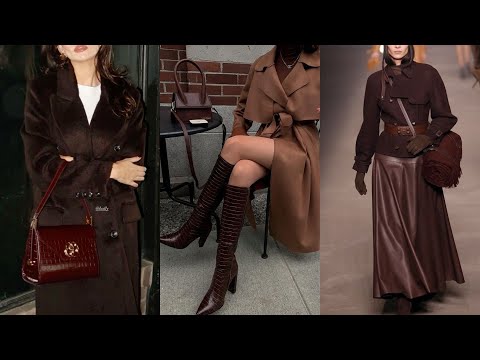 Видео: МОДНАЫЙ ГАРДЕРОБ В ШОКОЛАДНЫХ ОТТЕНКАХ В СТИЛЬНОМ АУТФИТЕ ДЛЯ РАЗНОГО СЛУЧАЯ💕