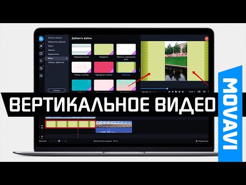 Видео: Вертикальное Видео - Как Убрать Черные Полосы по Бокам в Мовави?