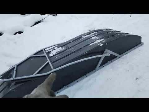 Видео: Сани Метель из ПНД с прицепным от бурана
