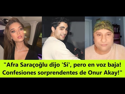 Видео: «Афра Сарачоглу сказала «Да», но тихим голосом! Неожиданные признания Онура Акая!»