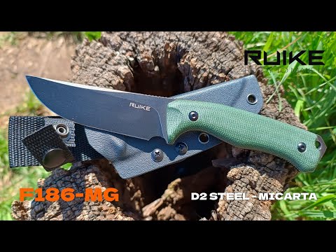 Видео: NEW2025‼️ RUIKE F186-MG.Очень достойный нож с фиксированным клинком для любых задач.Обзор и тест.‼️