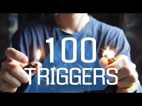 Видео: ASMR 100 Triggers in 10 Minutes / АСМР 100 Триггеров за 10 Минут
