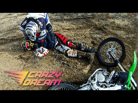 Видео: РАЗБИЛСЯ НА Kawasaki KX250F
