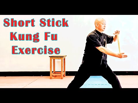 Видео: Тренировки по кунг-фу 2021: короткая палка может использоваться в качестве оружия самообороны для...