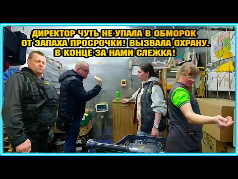 Видео: ДИРЕКТОР ЧУТЬ НЕ УПАЛА В ОБМОРОК ОТ ЗАПАХА ПРОСРОЧКИ! / ВЫЗВАЛА ОХРАНУ. / В КОНЦЕ ЗА НАМИ СЛЕЖКА.