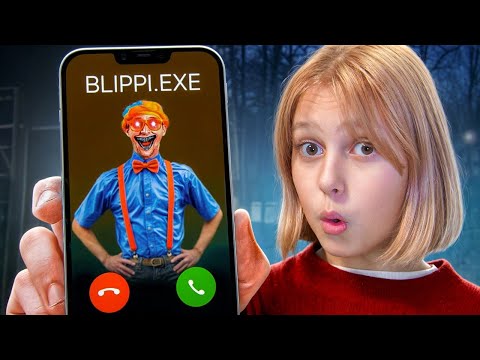Видео: Злият Блипи преследва Амелка и нейните приятели! Blippi.exe в къщата на Амелка! Страшни истории