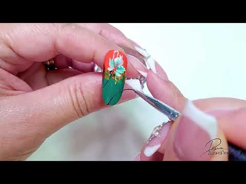 Видео: Осенний маникюр 🍁 мастер класс - Листья на ногтях 💅