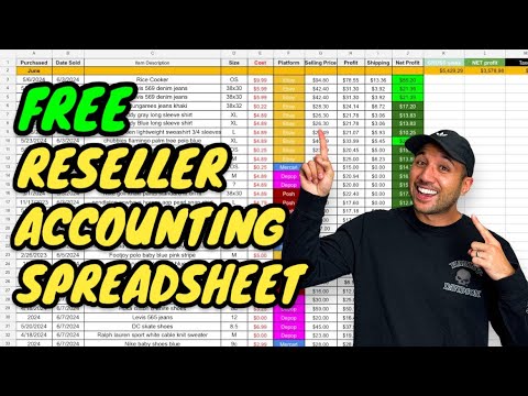 Видео: Таблица учета/инвентаризации для eBay и перепродажи СКАЧАТЬ БЕСПЛАТНО - это НУЖНО каждому реселлеру!