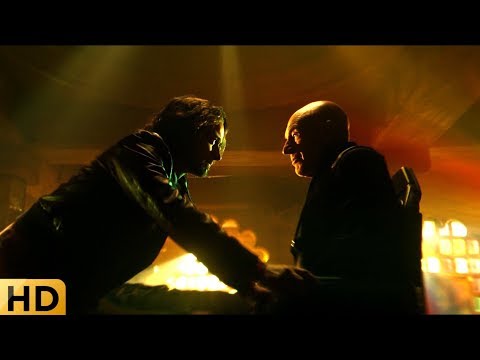 Видео: Профессор Ксавьер разговаривает с самим собой из будущего. Люди Икс: Дни минувшего будущего.