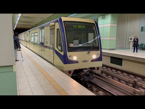 Видео: Софийското метро — станция "Княгиня Мария Луиза" / Metro Sofia station Knyaginya Maria Luiza 