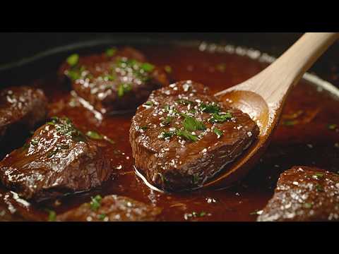 Видео: Никогда еще я не пробовала говядину в таком вкусном соусе! Вкусно и просто!