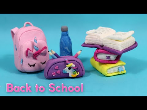 Видео: Снова в школу из мастики или глины Топпер на торт