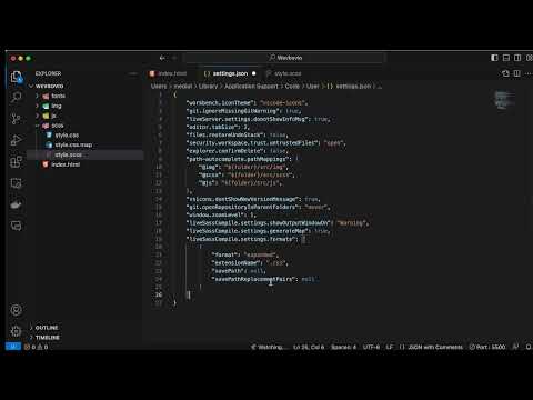 Видео: Як правильно налаштувати SASS/SCSS компілятор для Visual Studio Code