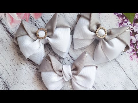 Видео: Красивые школьные бантики🎀 Школьный набор МК  👌 Канзаши МК #школа#бантикившколу#бантикимк