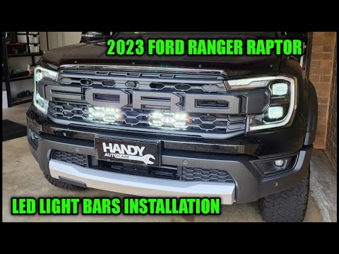 Видео: Установка светодиодных панелей за решеткой радиатора — Ford Ranger Raptor 2023
