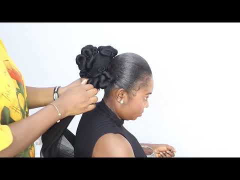 Видео: Элегантная свадебная прическа от начала до конца/Уникальный свадебный дизайн для прекрасной невесты