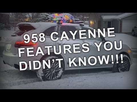 Видео: Скрытые функции Porsche Cayenne 958
