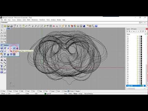 Видео: Распечатка сечений из программы Rhinoceros (выполнение пункта 2.3 по КР)