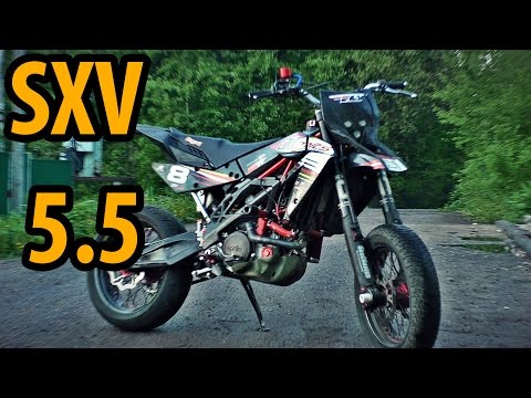 Видео: Aprilia SXV 550 обзор и тестдрайв \ review and test drive