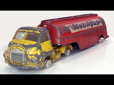 Видео: Автоцистерна Бедфорд Мобилгаз. Реставрация модели Corgi Major № 1110.