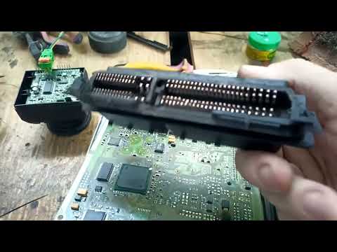 Видео: Заменить разьем на блоке управления двигателя.Заработать денег потратив время.