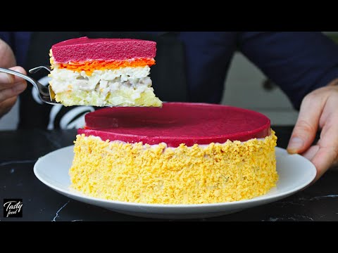 Видео: "СЕЛЕДКА ПОД ШУБОЙ" как Праздничный Торт! Так и просится на Новогодний Стол 🎄