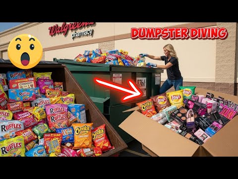 Видео: Безумные находки в мусорных баках розничных магазинов!