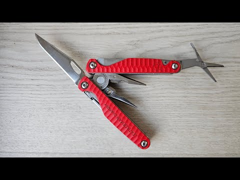 Видео: LEATHERMAN Charge+, S30V: заточка ножа и ножниц на ZAG, исправление кусачек