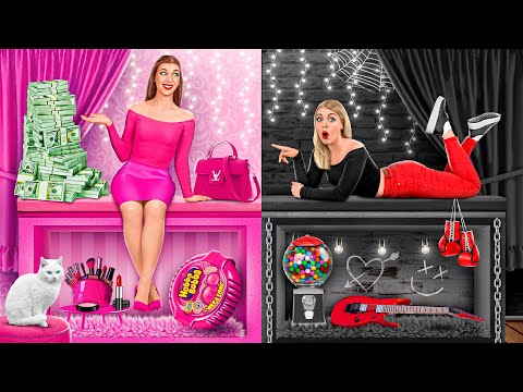 Видео: Секретные домики под кроватью #2 | 24 часа Челлендж от Multi DO Challenge