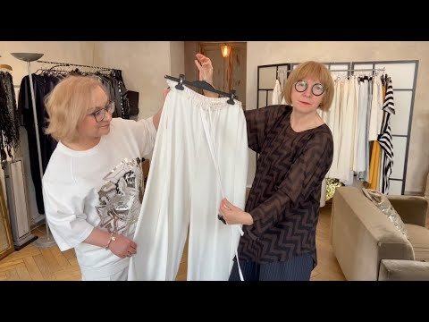 Видео: В 60+ буду самой модной и стильной! Брюки на лето от Лилии Киселенко сшили специально для меня!