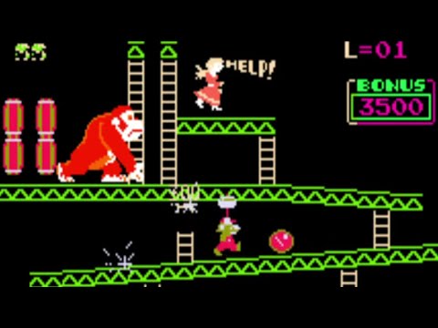 Видео: Crazy Kong | Аркадная игра 1981 года выпуска  - полное прохождение