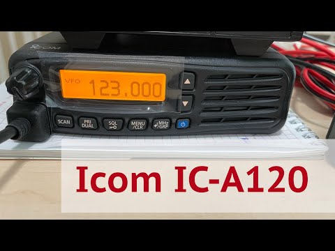 Видео: Авиационная радиостанция Icom IC-A120