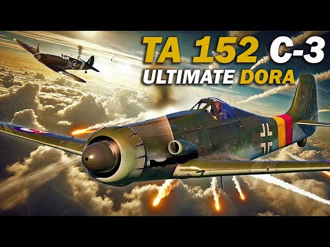 Видео: Ta 152 C-3 в VR | The Ultimate Dora | War Thunder SIM