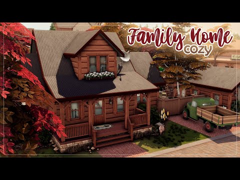 Видео: Уютный семейный дом 👪| Симс 4: Строительство | The Sims 4: Speed Build | Cozy Family Home