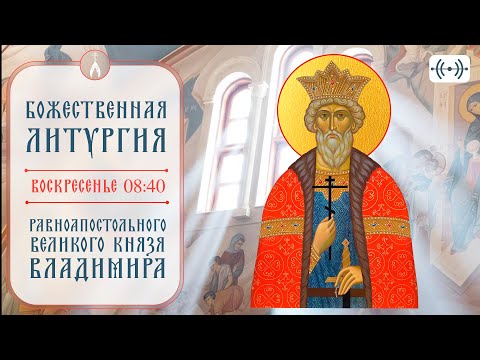 Видео: БОЖЕСТВЕННАЯ ЛИТУРГИЯ. Трансляция 28 июля (воскресенье) в 08:40