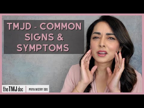 Видео: TMJD - Общие признаки и симптомы - Priya Mistry, DDS (TMJ DOC) #TMJD #TMD #Headaches